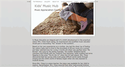 Desktop Screenshot of kidsmusichub.com